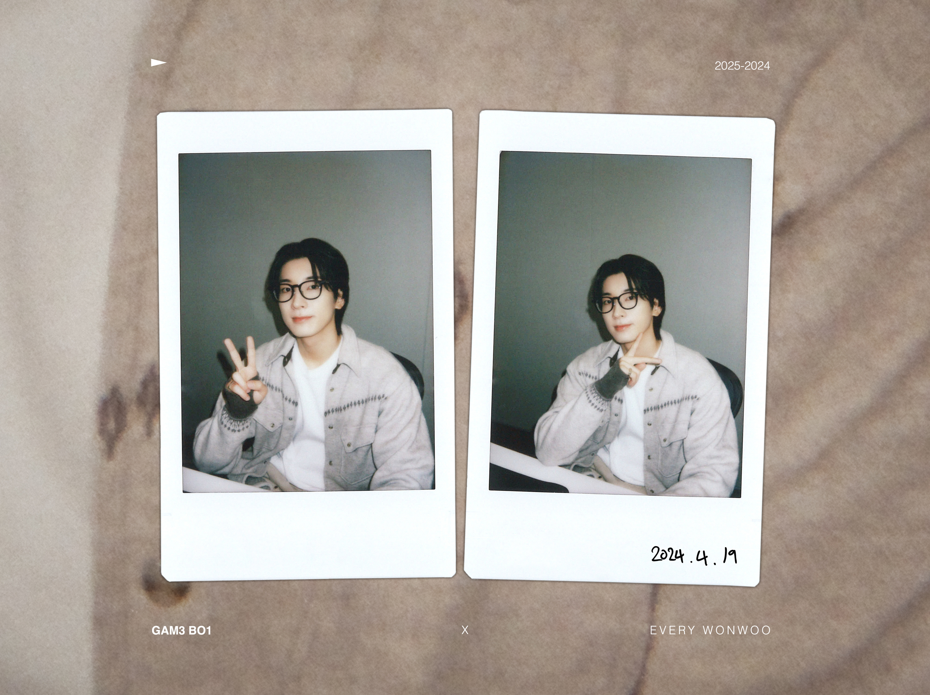 A moment captured by Wonwoo (SEVENTEEN)'s fan