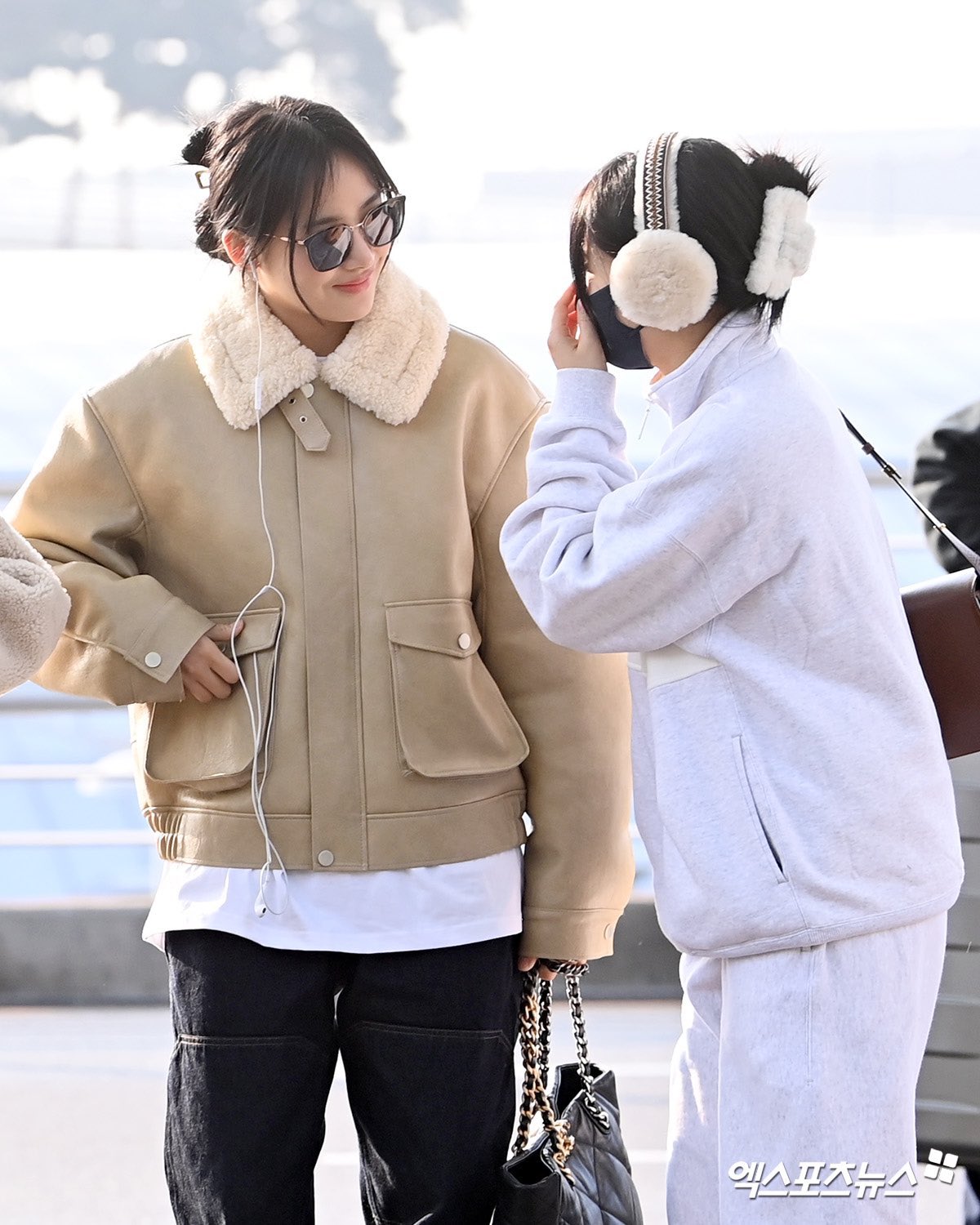 A moment captured by Minji (NewJeans)'s fan
