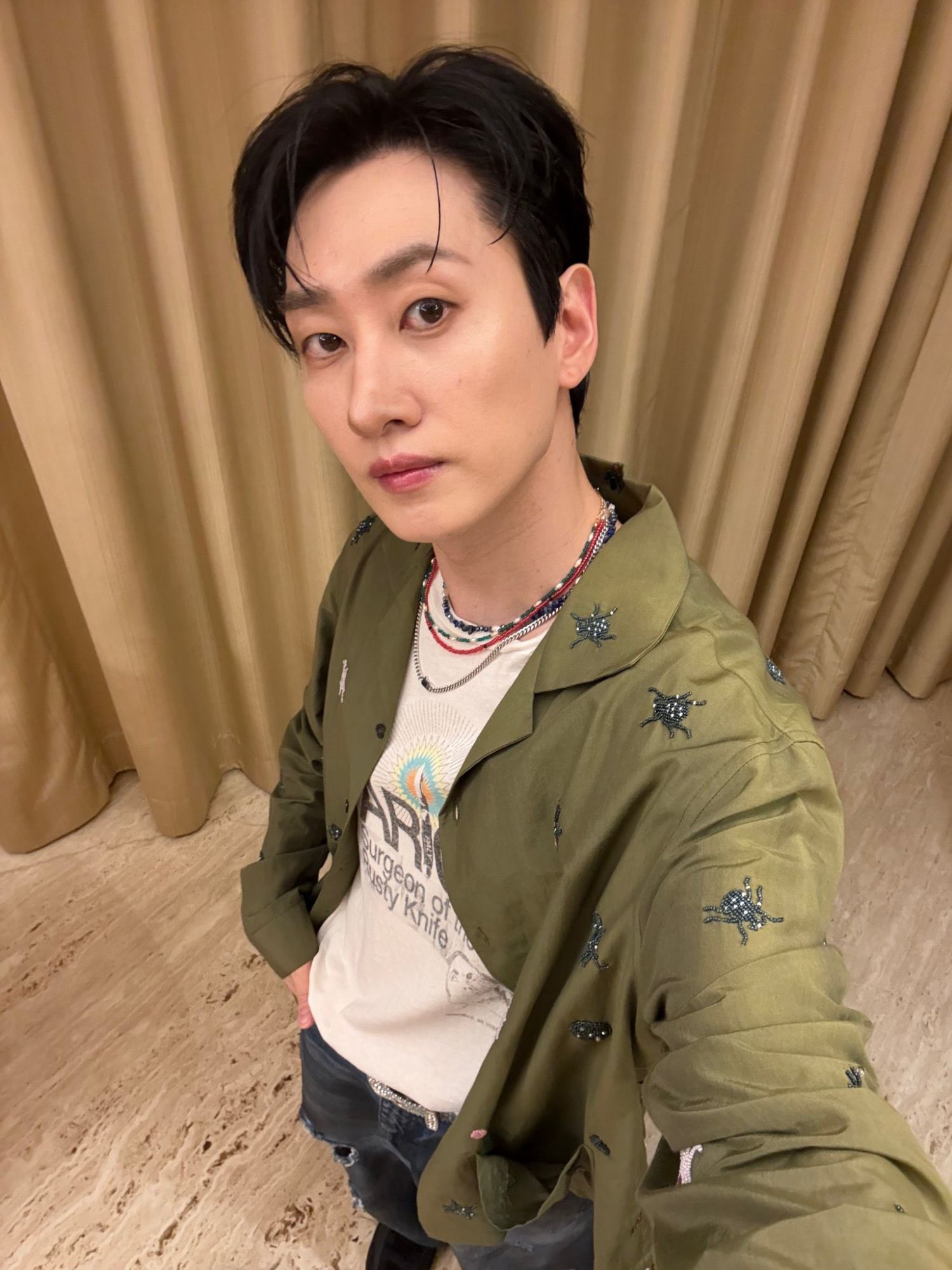 Recent activity shot of Eunhyuk (Super Junior)