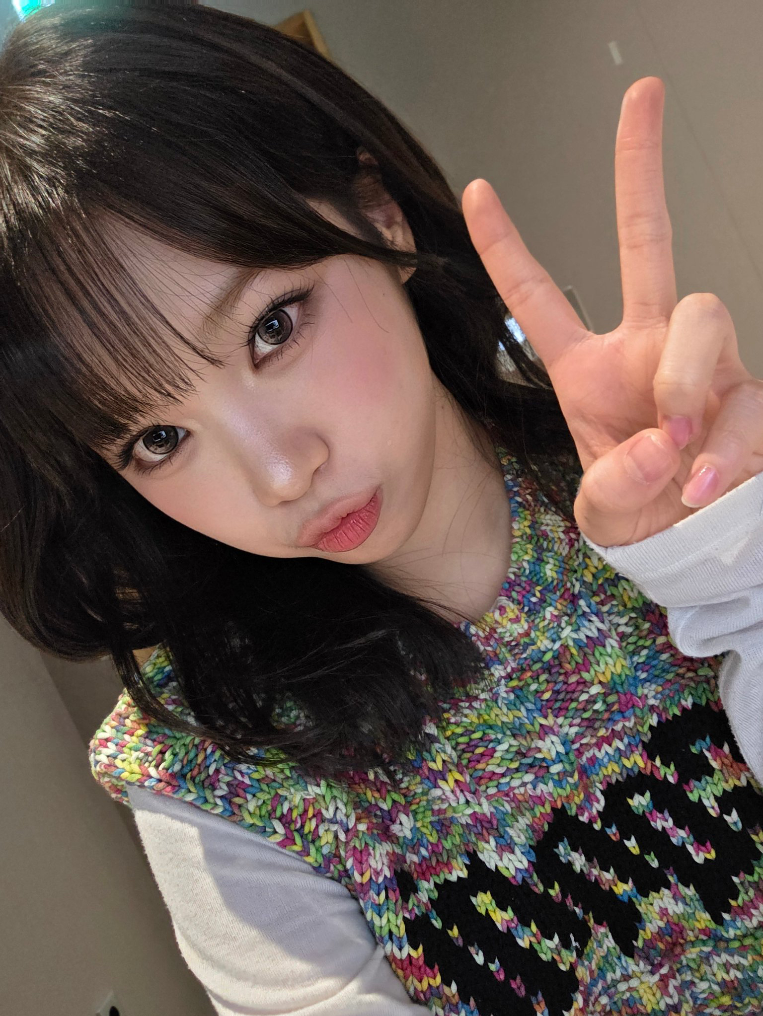 Behind-the-scenes cut of Kim Chaewon (LE SSERAFIM)