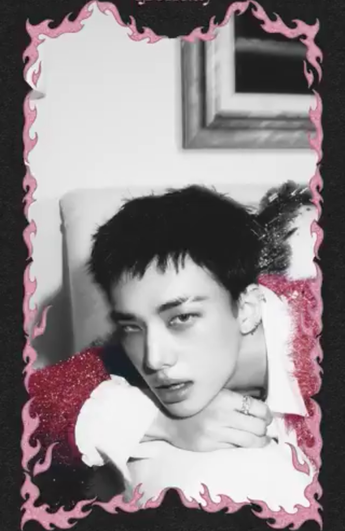 Behind-the-scenes cut of Hyunjin (Stray Kids)