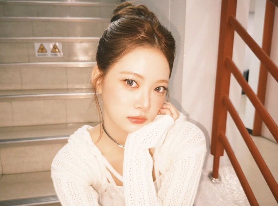 Recent activity shot of Hong Eunchae (LE SSERAFIM)