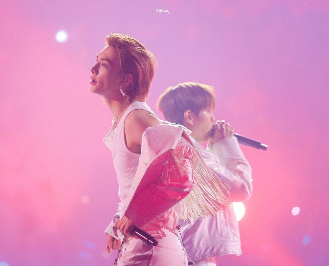 Recent activity shot of Seungmin (Stray Kids)