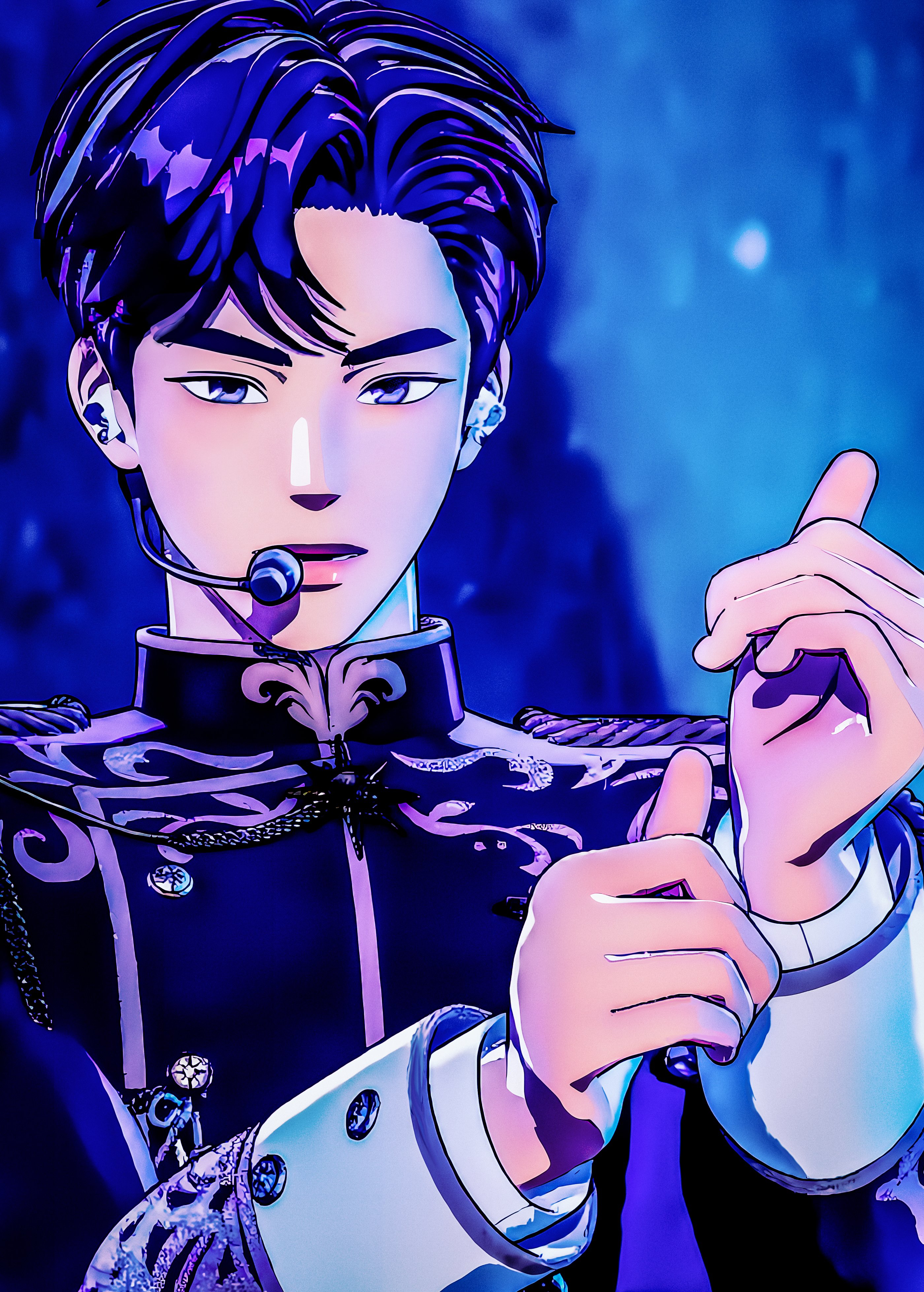 Recent activity shot of Yejun (PLAVE)