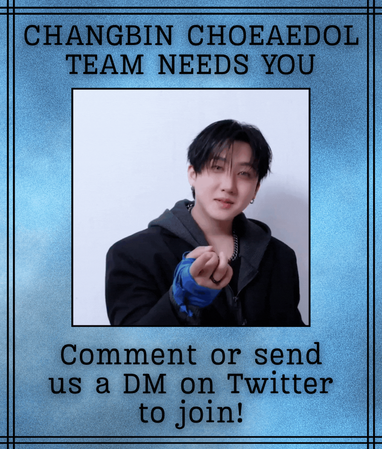 Recent activity shot of Changbin (Stray Kids)