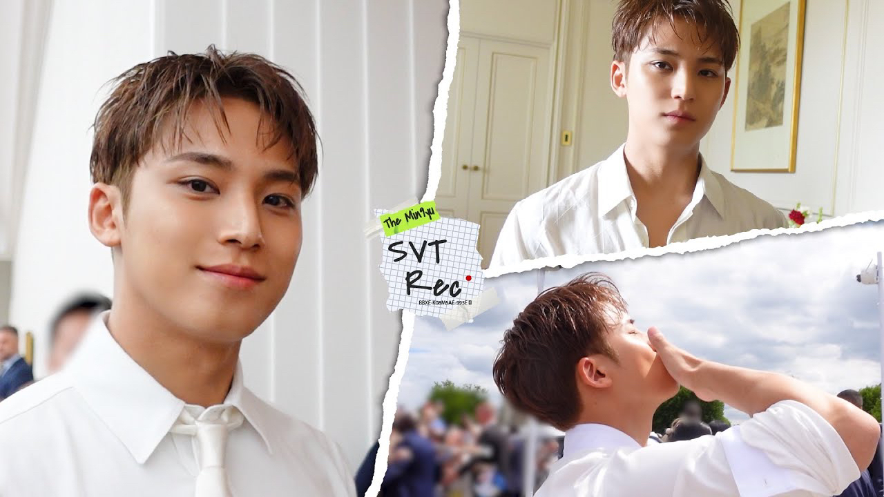 ミンギュ (SEVENTEEN)の舞台裏ショット