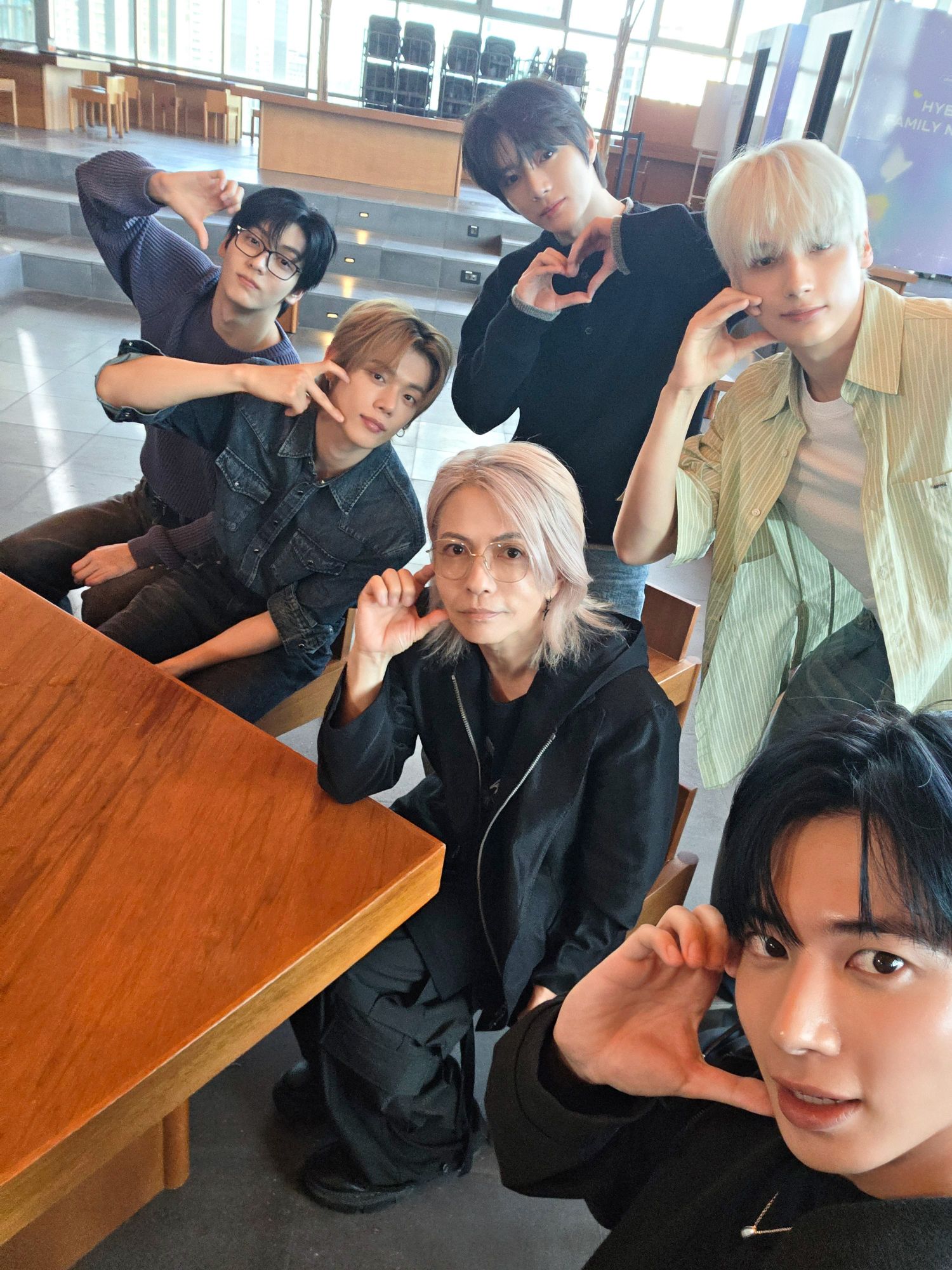 A moment captured by TOMORROW X TOGETHER's fan