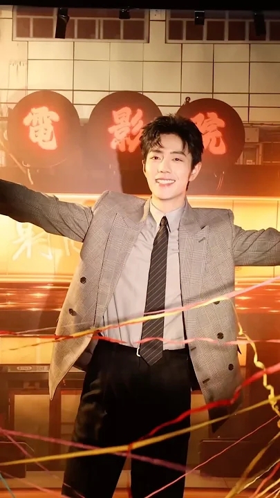 A moment captured by Xiao Zhan's fan