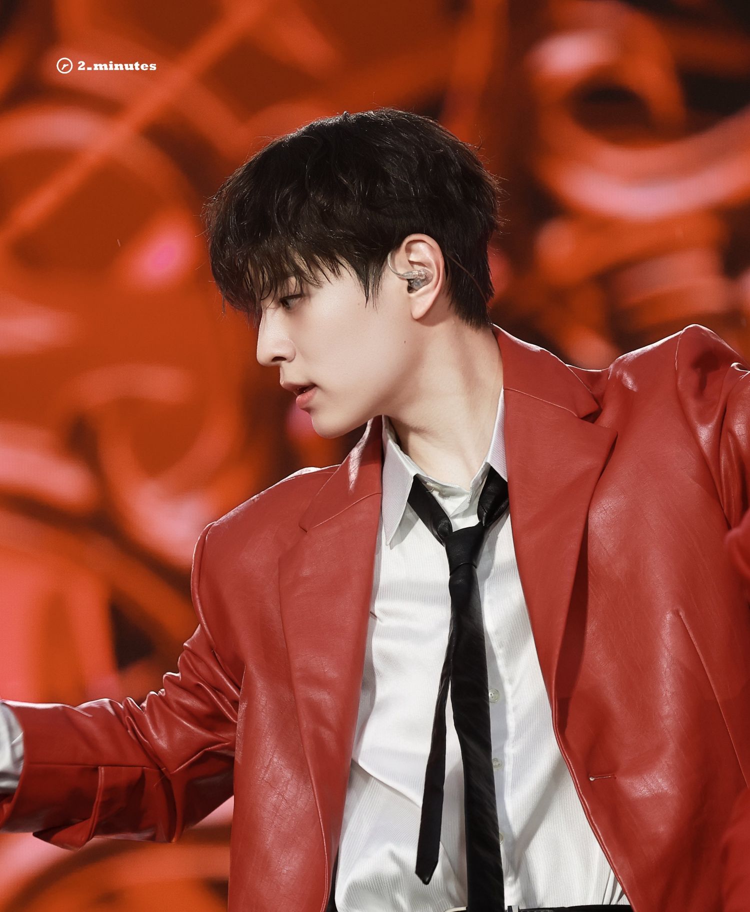 Recent activity shot of Seungmin (Stray Kids)