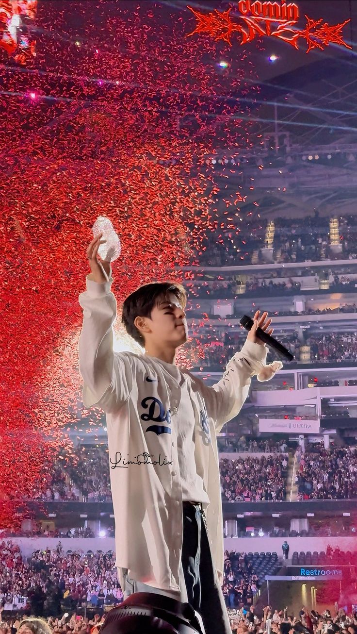 Recent activity shot of Seungmin (Stray Kids)