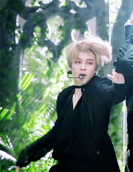 Recent activity shot of Jimin (BTS)