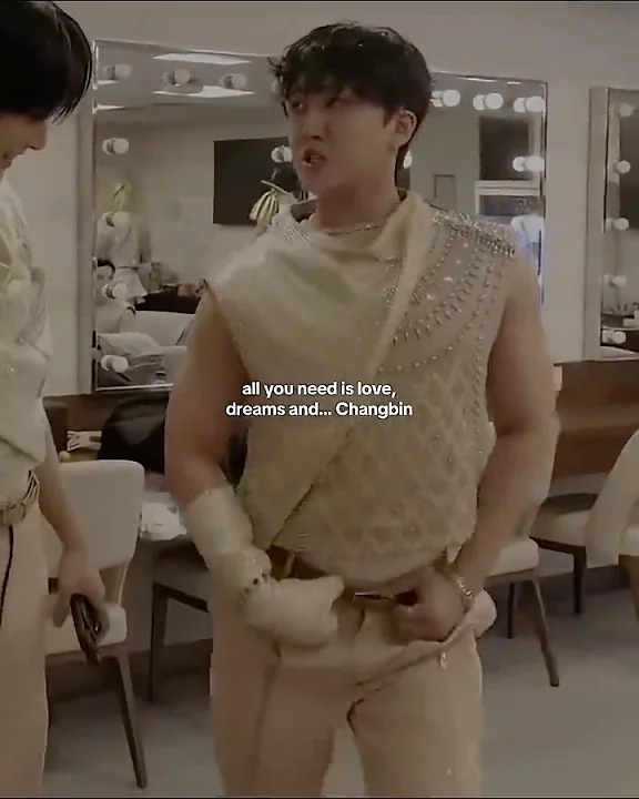 Behind-the-scenes cut of Changbin (Stray Kids)