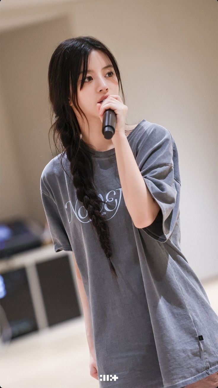 Recent activity shot of Minju (ILLIT)
