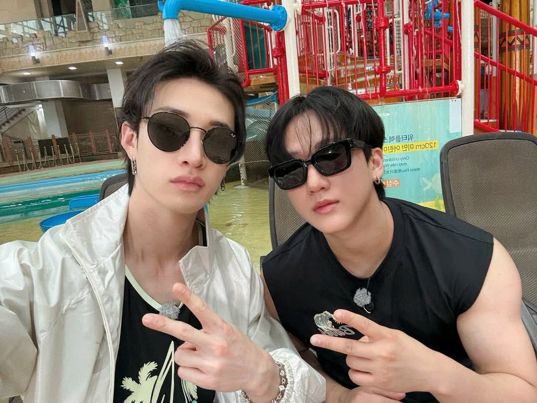 Recent activity shot of Bang Chan (Stray Kids)