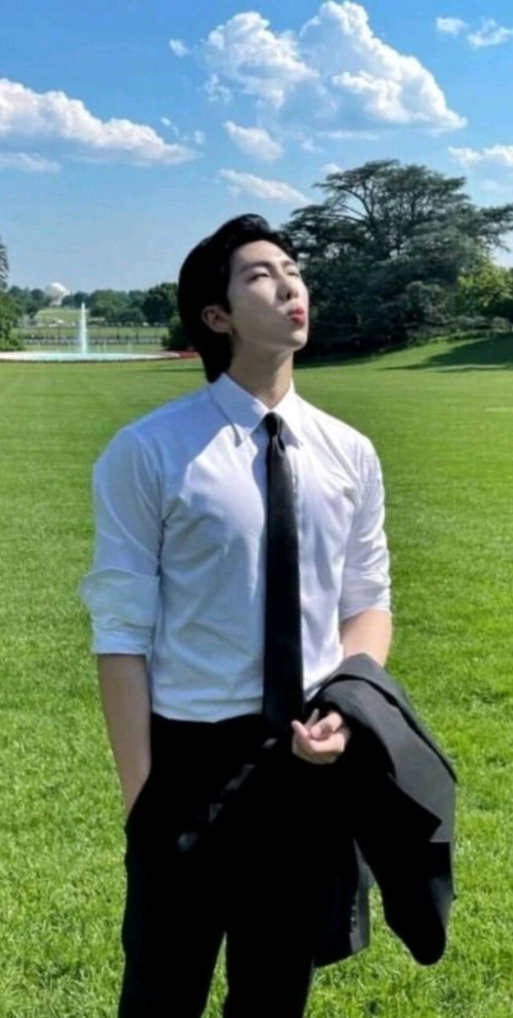 A heartfelt wallpaper shared by RM (BTS)'s fans