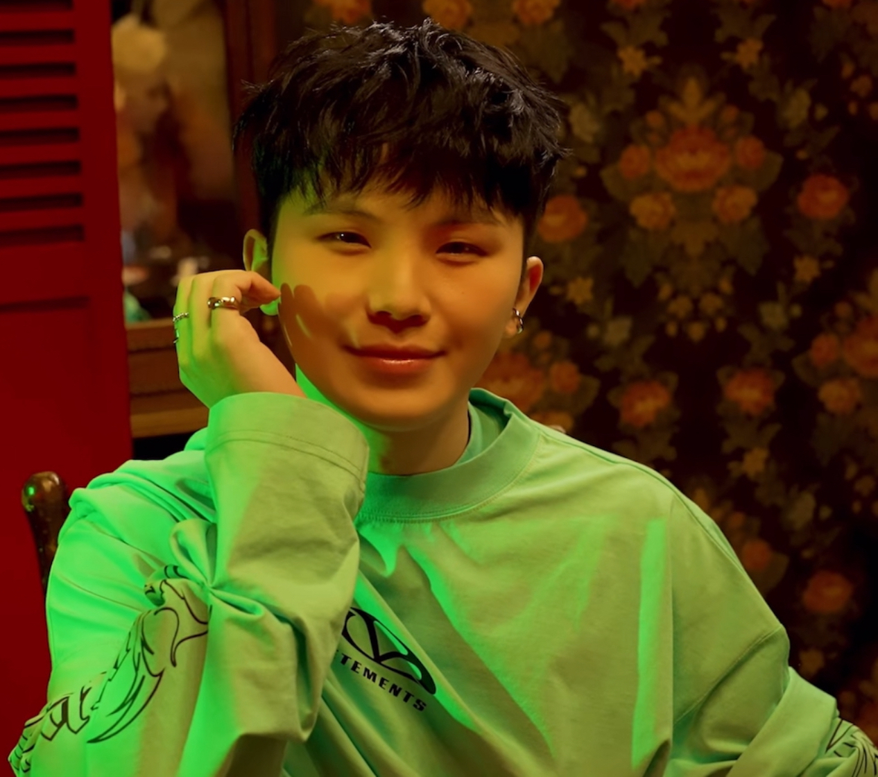 Recent activity shot of Woozi (SEVENTEEN)