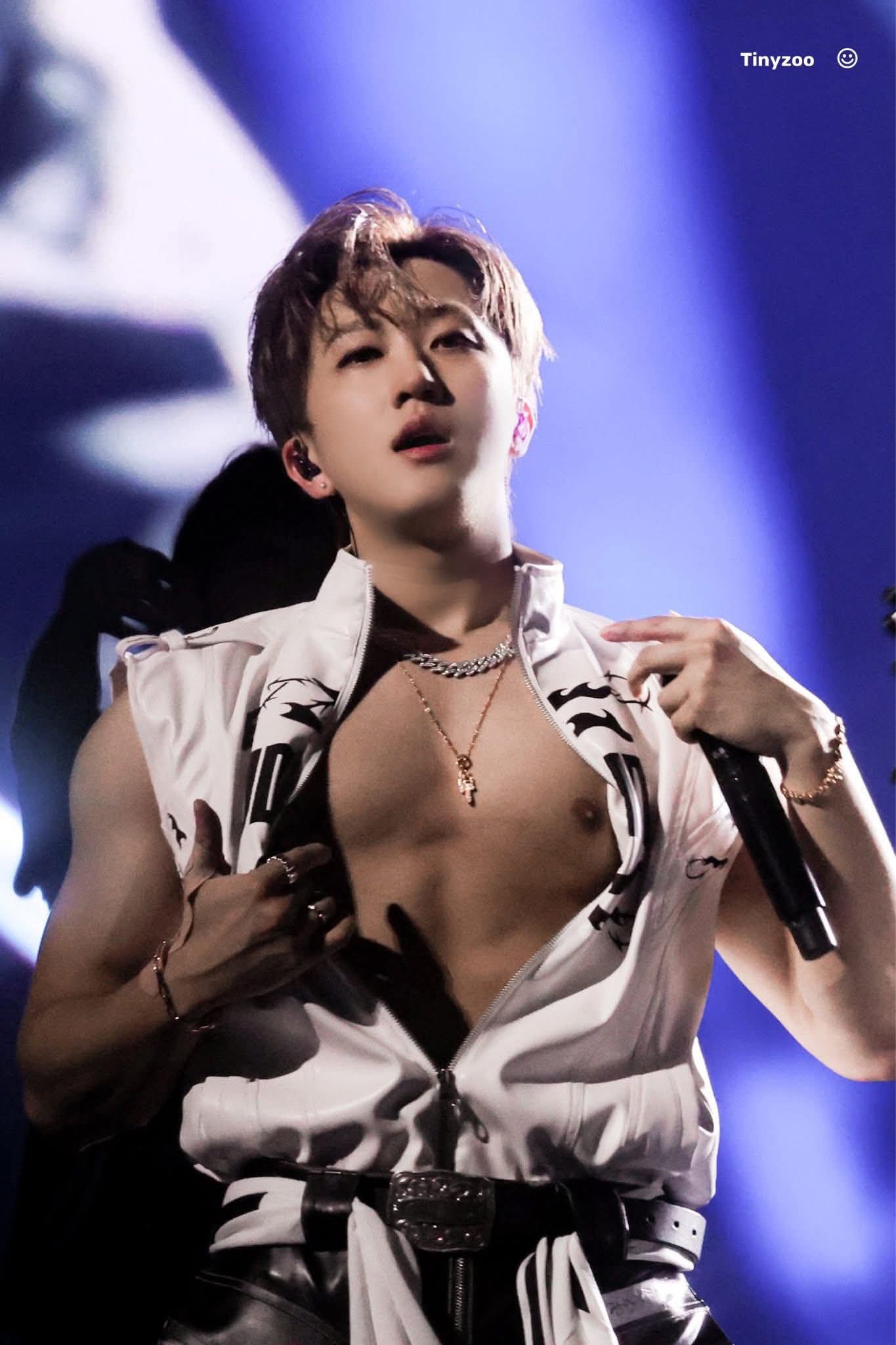 A moment captured by Changbin (Stray Kids)'s fan