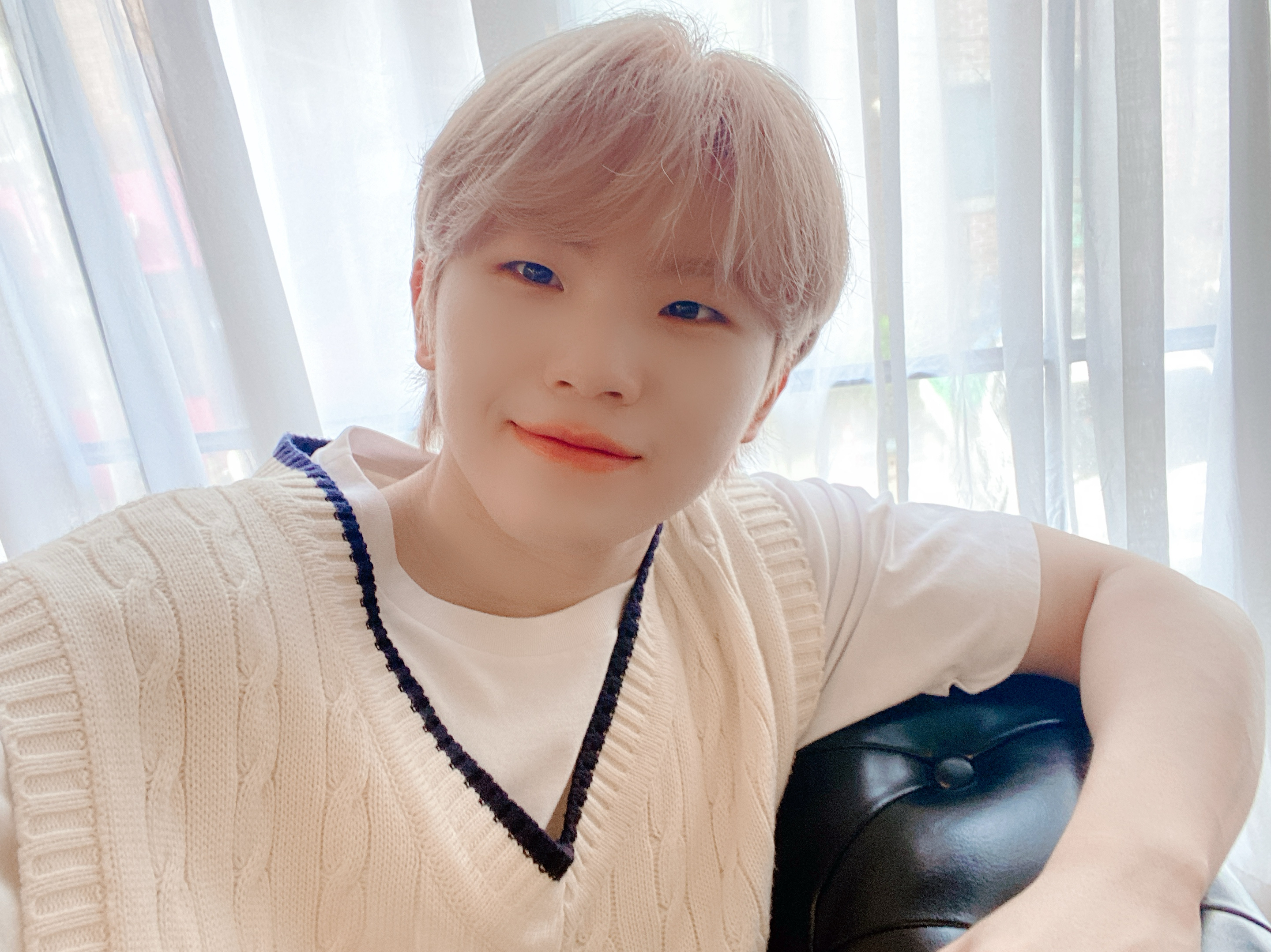Recent activity shot of Woozi (SEVENTEEN)