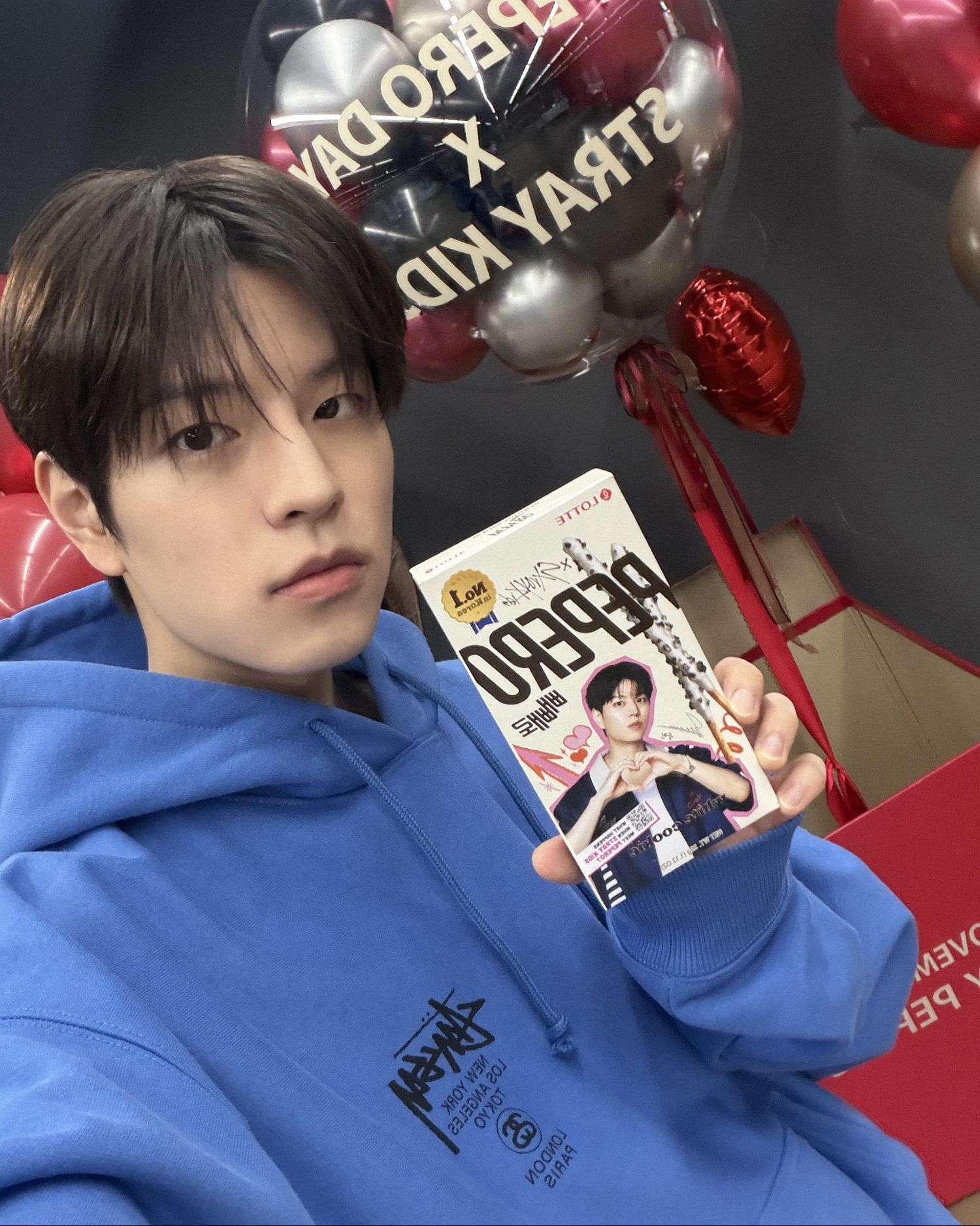 Behind-the-scenes cut of Seungmin (Stray Kids)