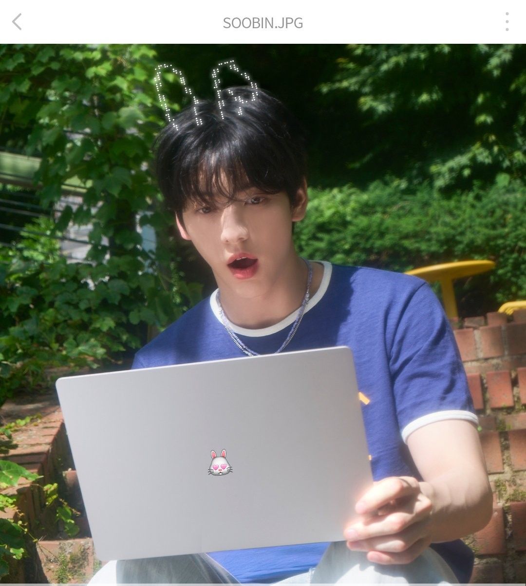 Recent activity shot of Soobin (TOMORROW X TOGETHER)