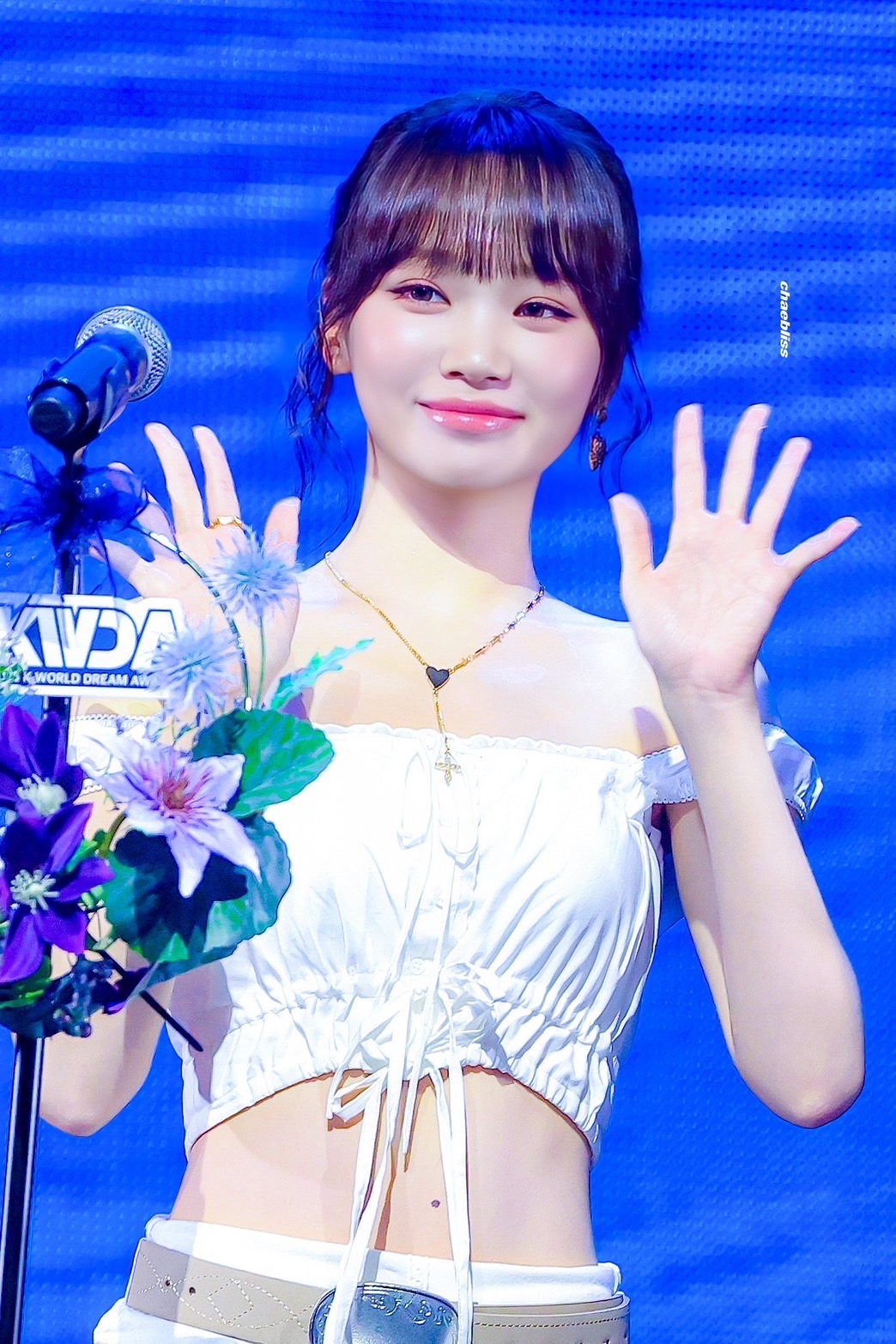 A moment captured by Kim Chaewon (LE SSERAFIM)'s fan