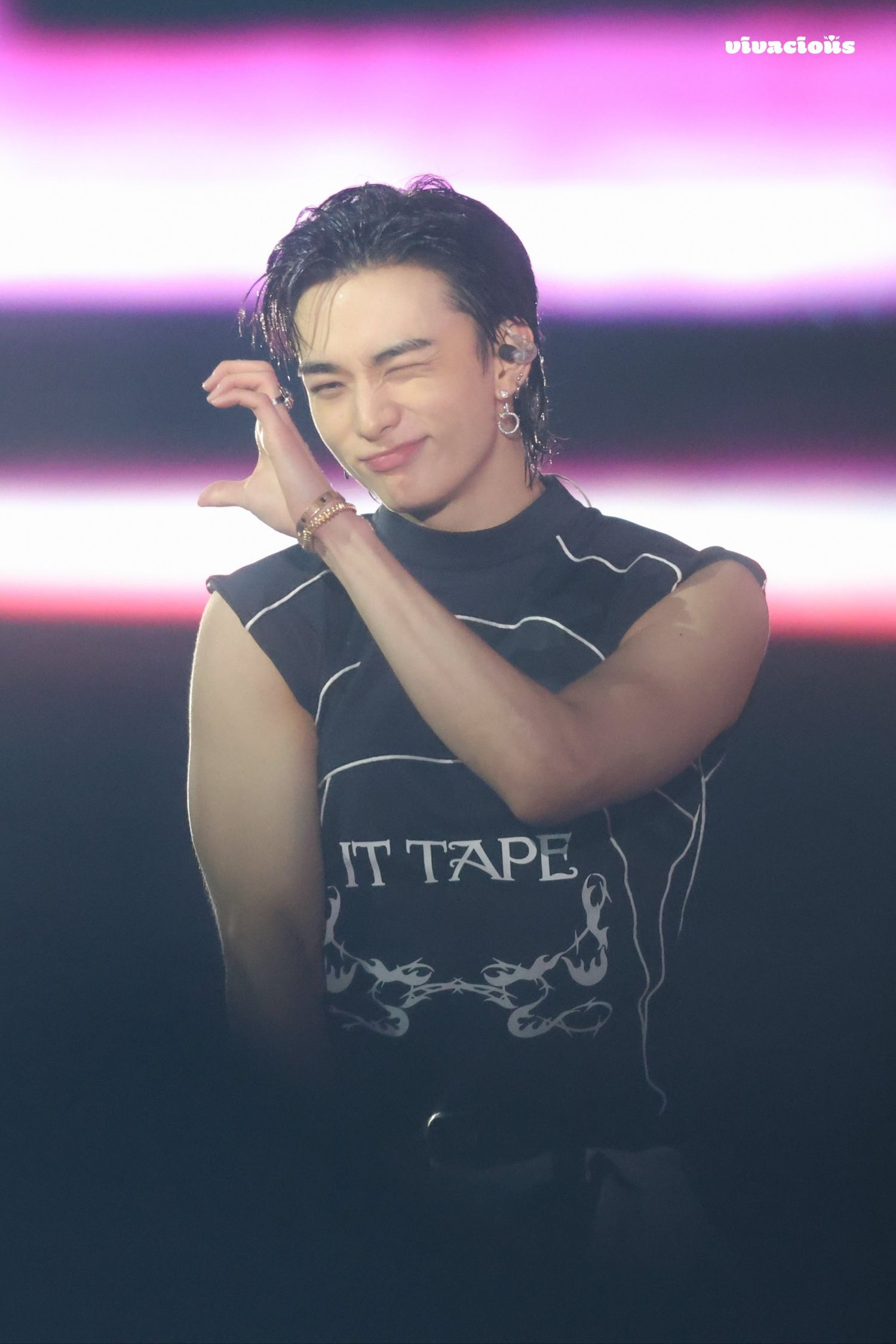 Recent activity shot of Hyunjin (Stray Kids)