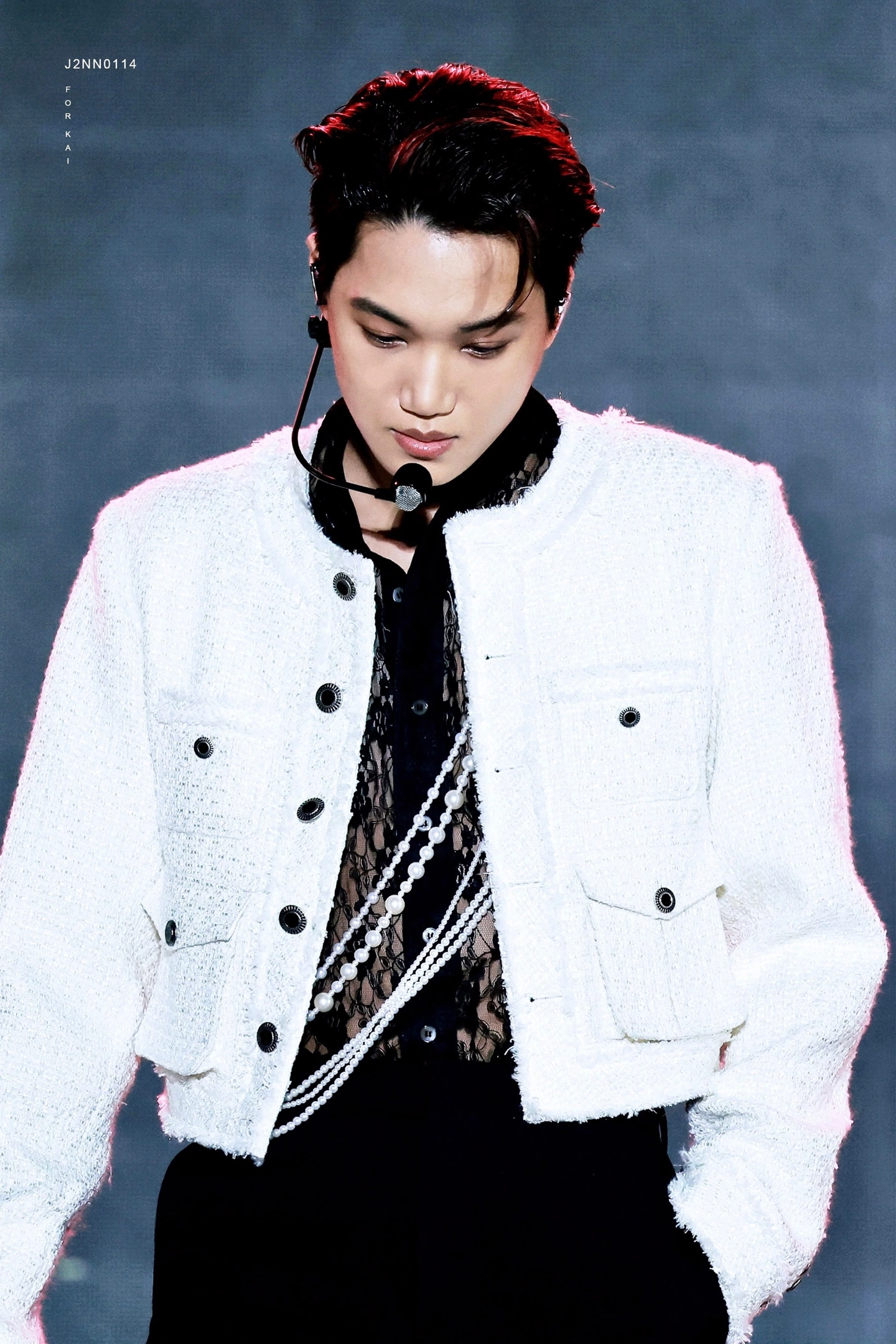Recent activity shot of Kai (EXO)