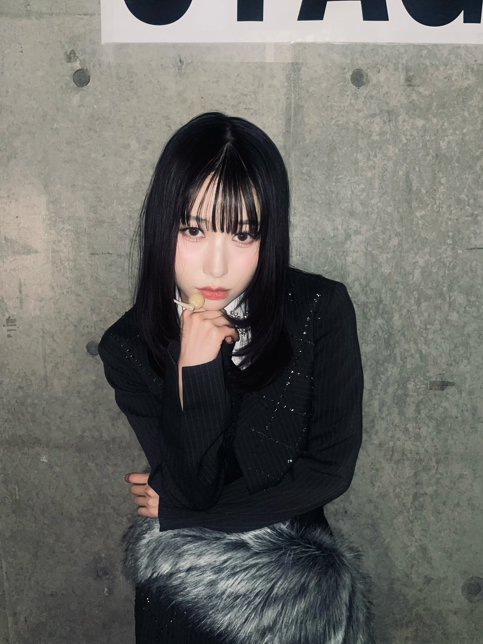 Recent activity shot of Kasahara Momona (ME:I)
