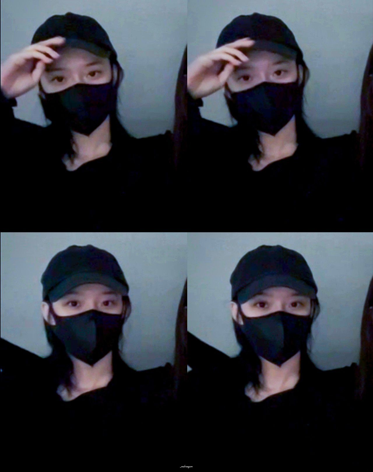 A moment captured by Winter (aespa)'s fan