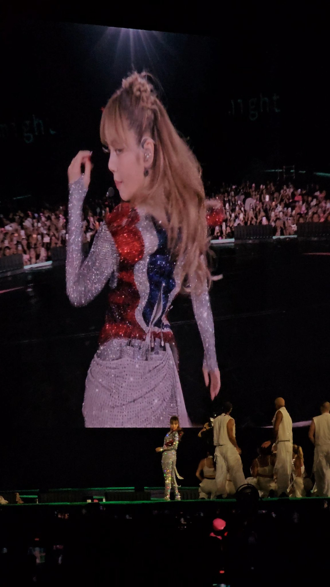 A moment captured by Lisa (BLACKPINK)'s fan