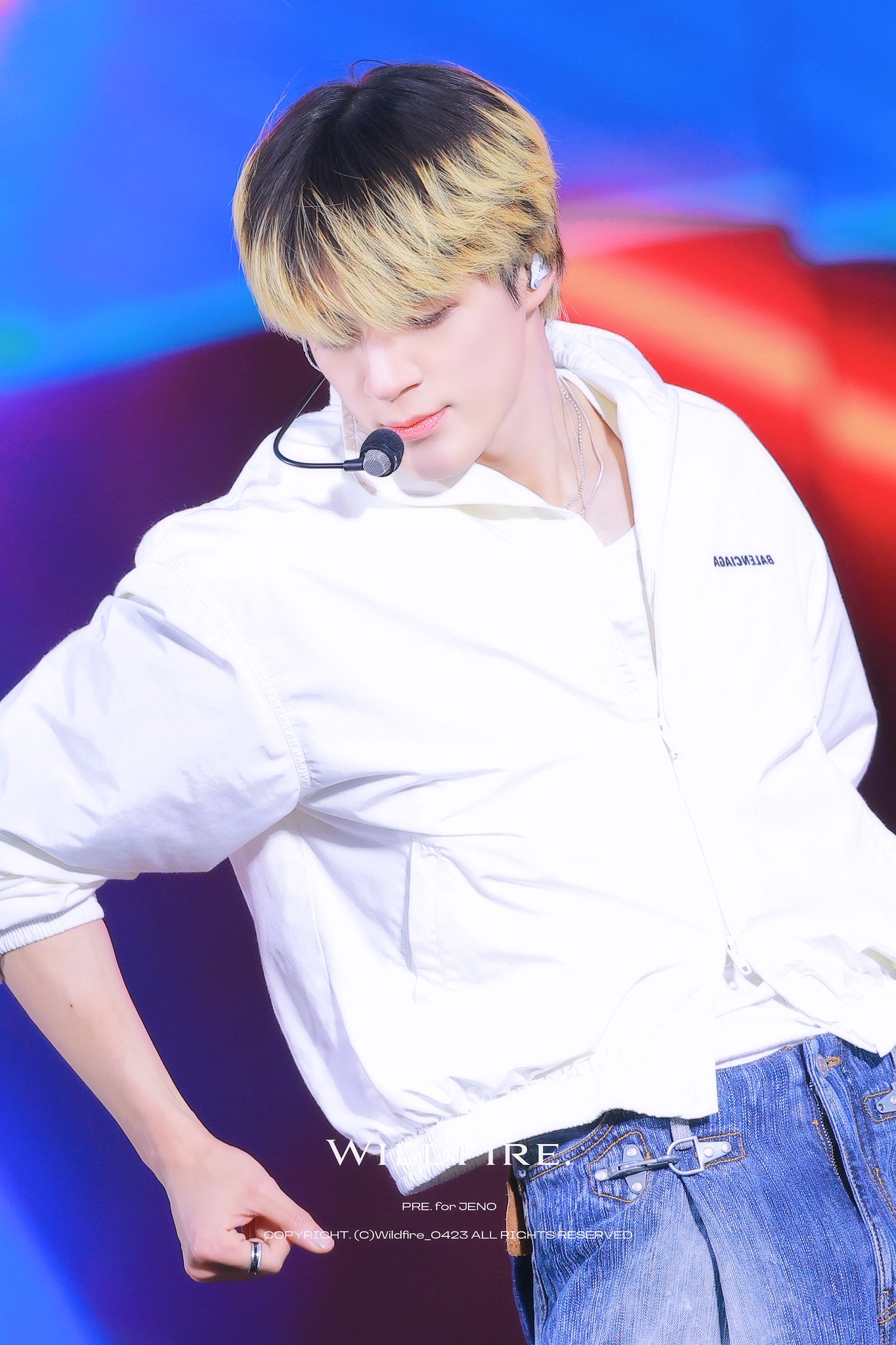 A moment captured by Jeno (NCT DREAM)'s fan