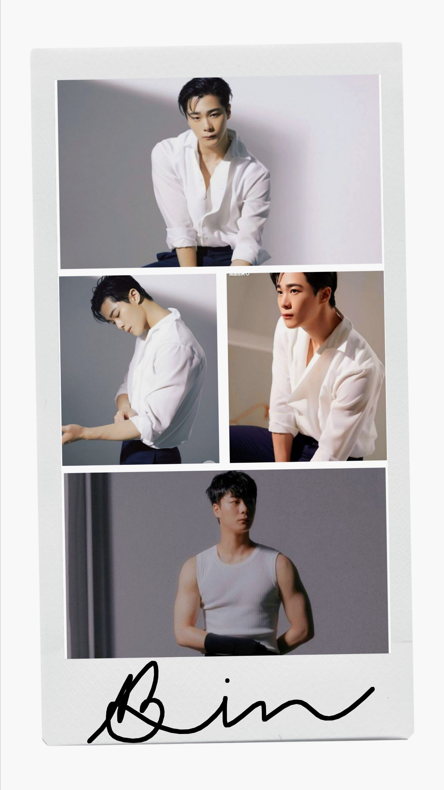 Recent activity shot of Moonbin (ASTRO)