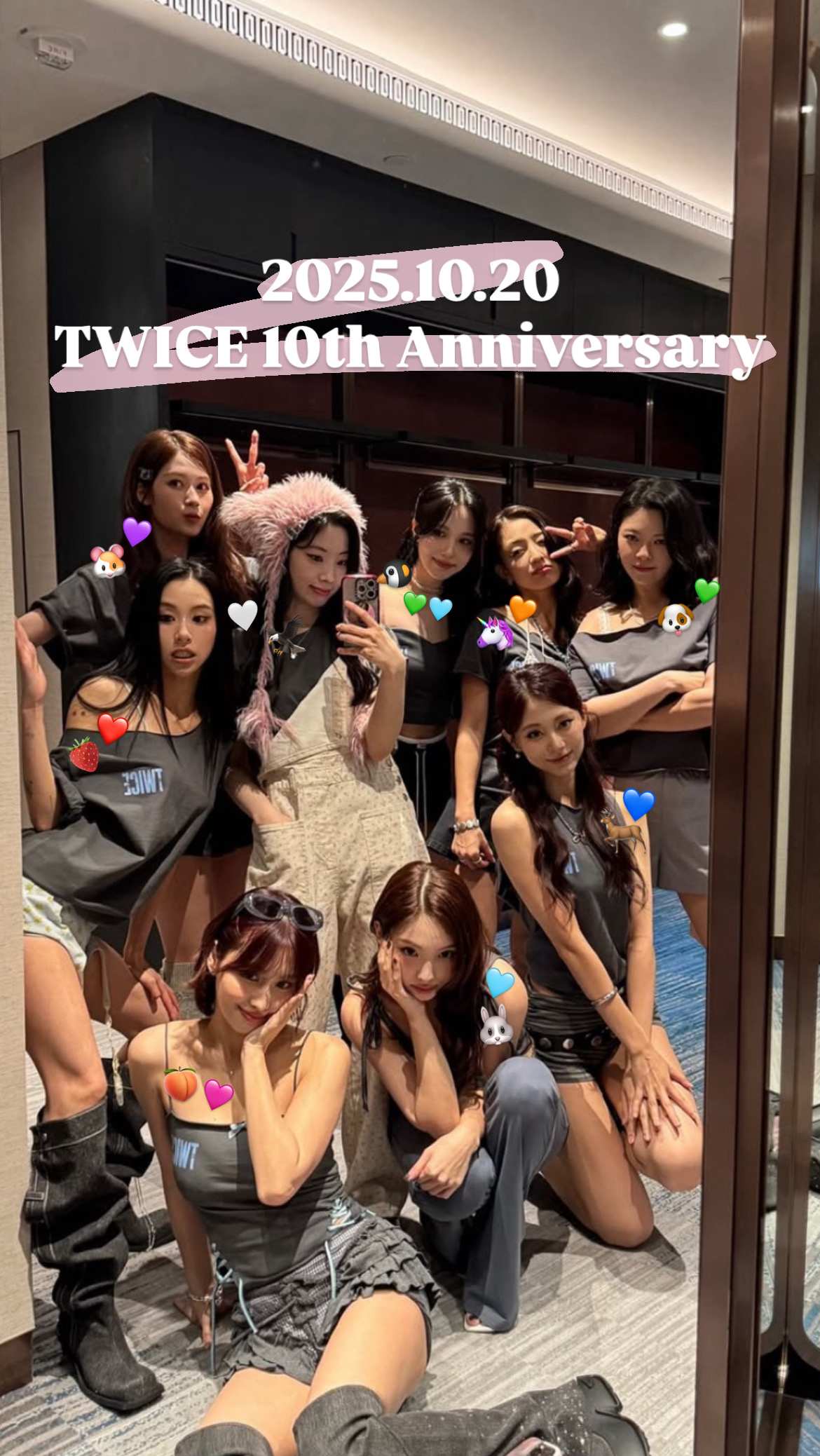 Behind-the-scenes cut of TWICE
