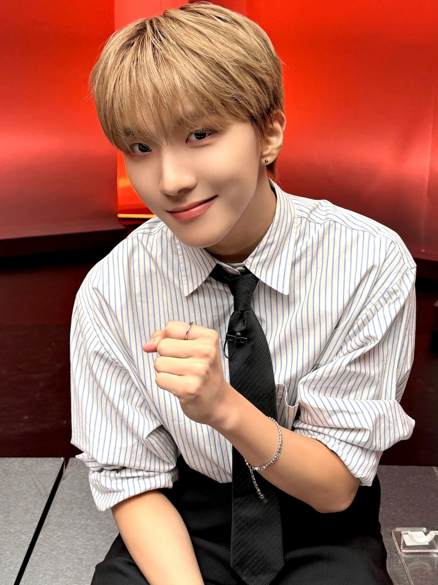 Recent activity shot of Woonhak (BOYNEXTDOOR)