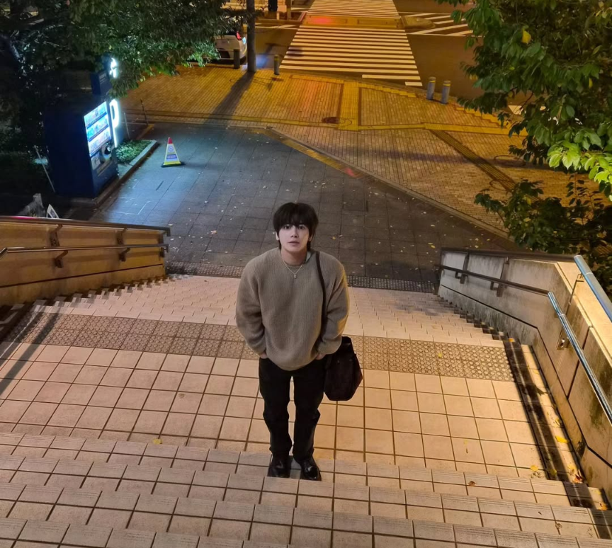 A moment captured by Taehyun (TOMORROW X TOGETHER)'s fan