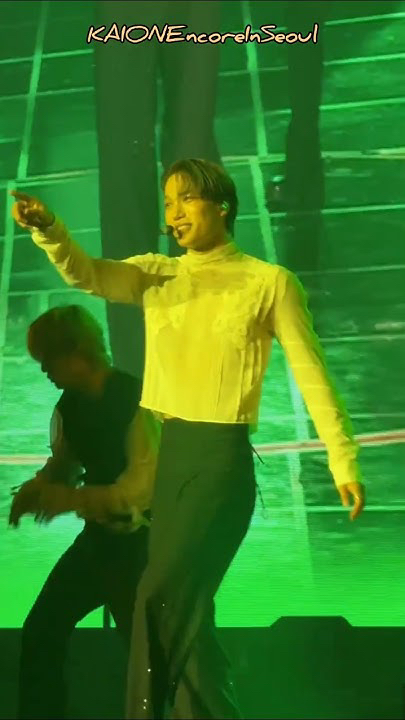 Behind-the-scenes cut of Kai (EXO)