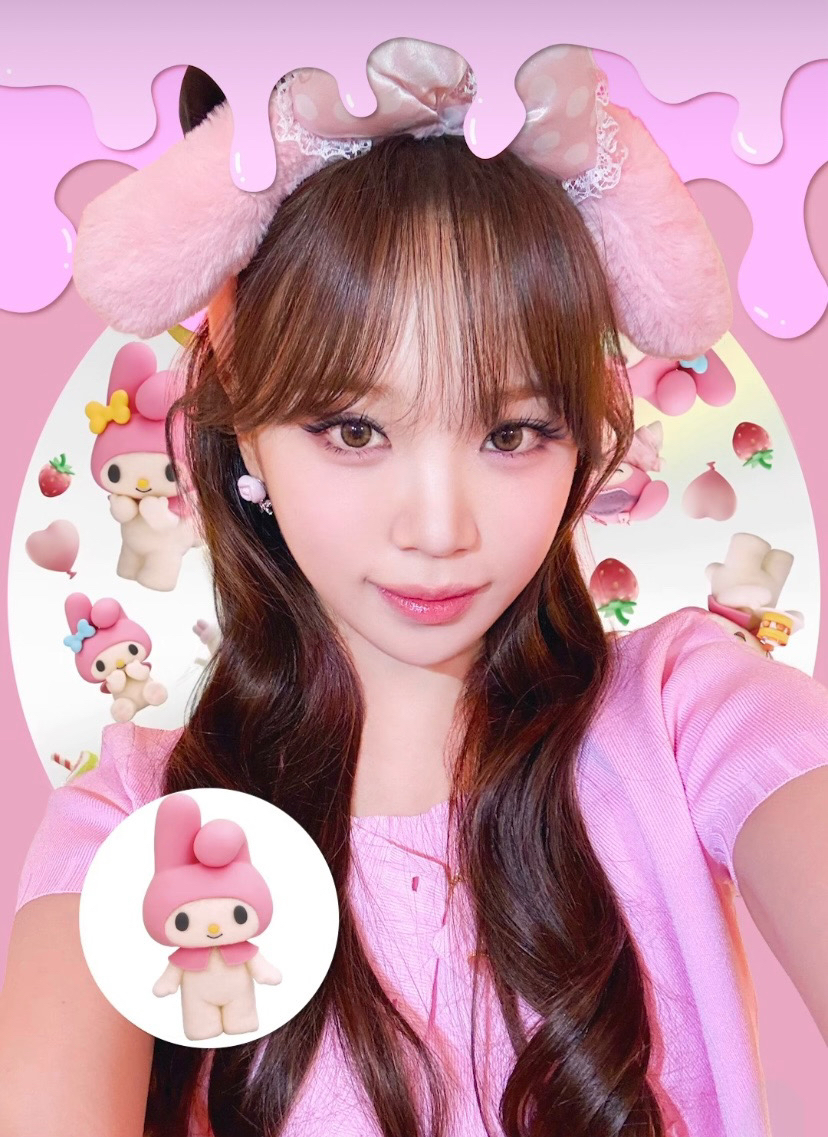 Behind-the-scenes cut of Kim Chaewon (LE SSERAFIM)