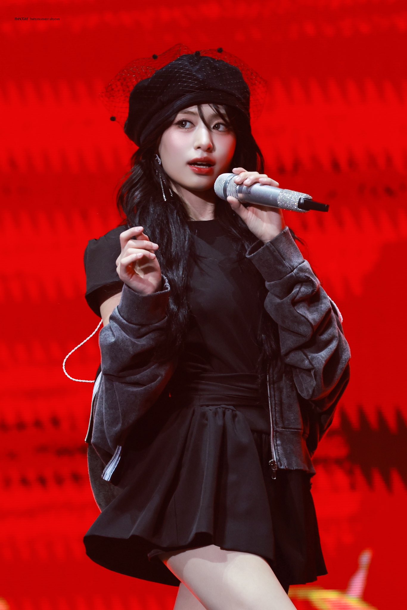 A moment captured by Ahyeon (BABYMONSTER)'s fan