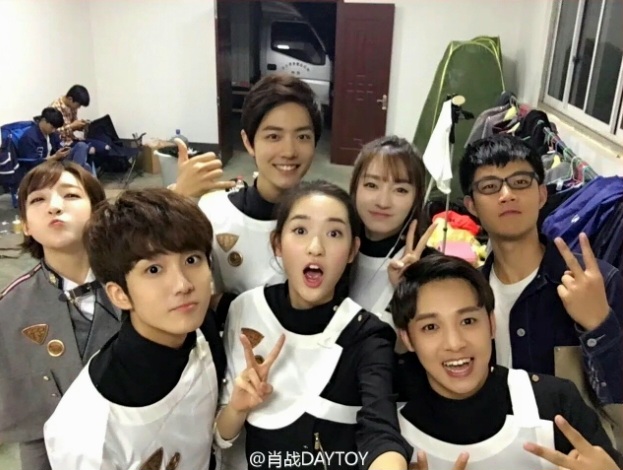 A moment captured by Xiao Zhan's fan
