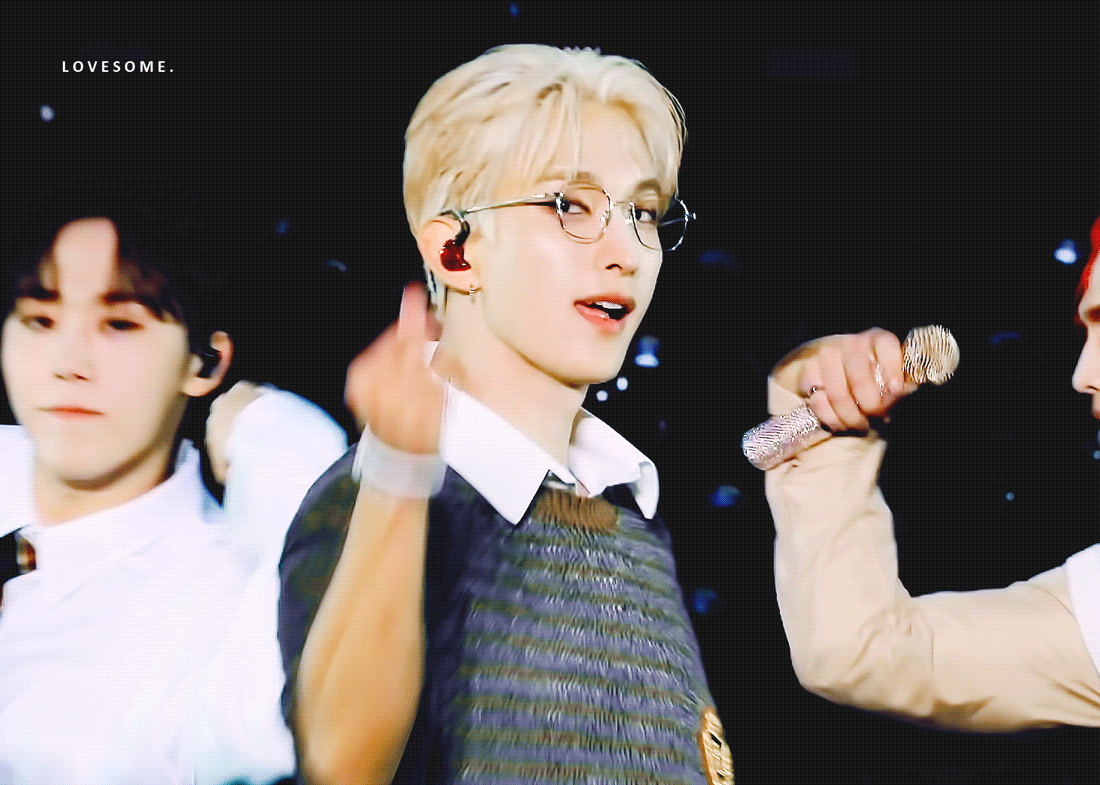 A moment captured by DK (SEVENTEEN)'s fan