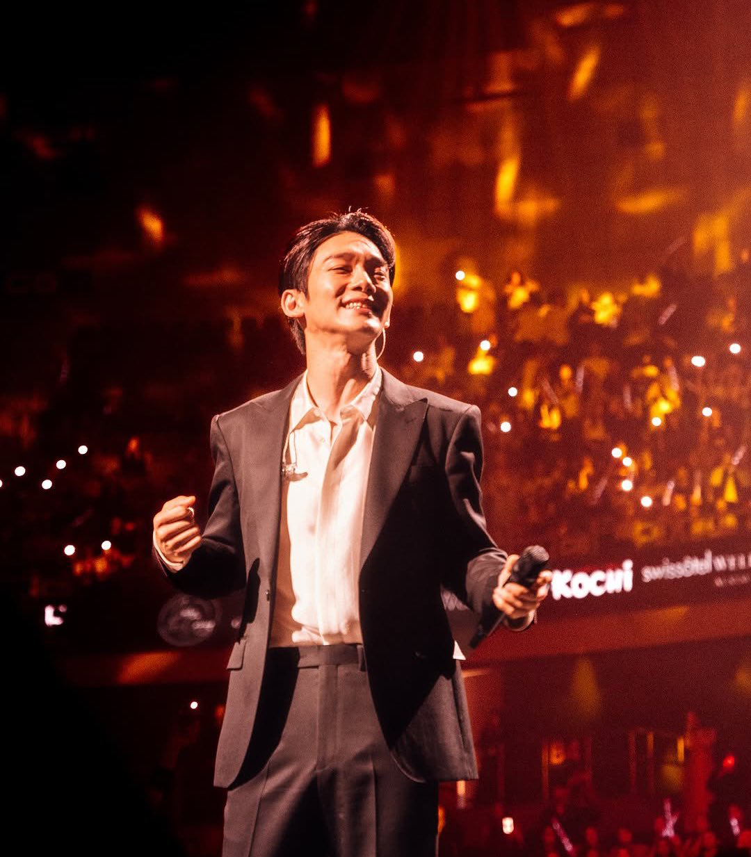 Recent activity shot of Chen (EXO)