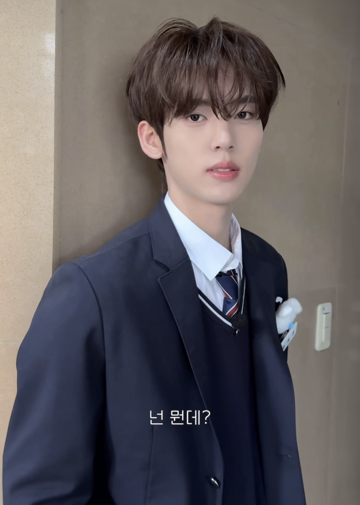 A moment captured by Han Yujin (ZEROBASEONE)'s fan