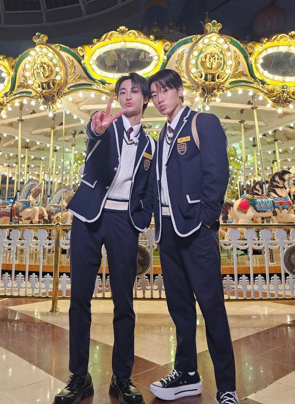 A moment captured by Seonghwa (ATEEZ)'s fan