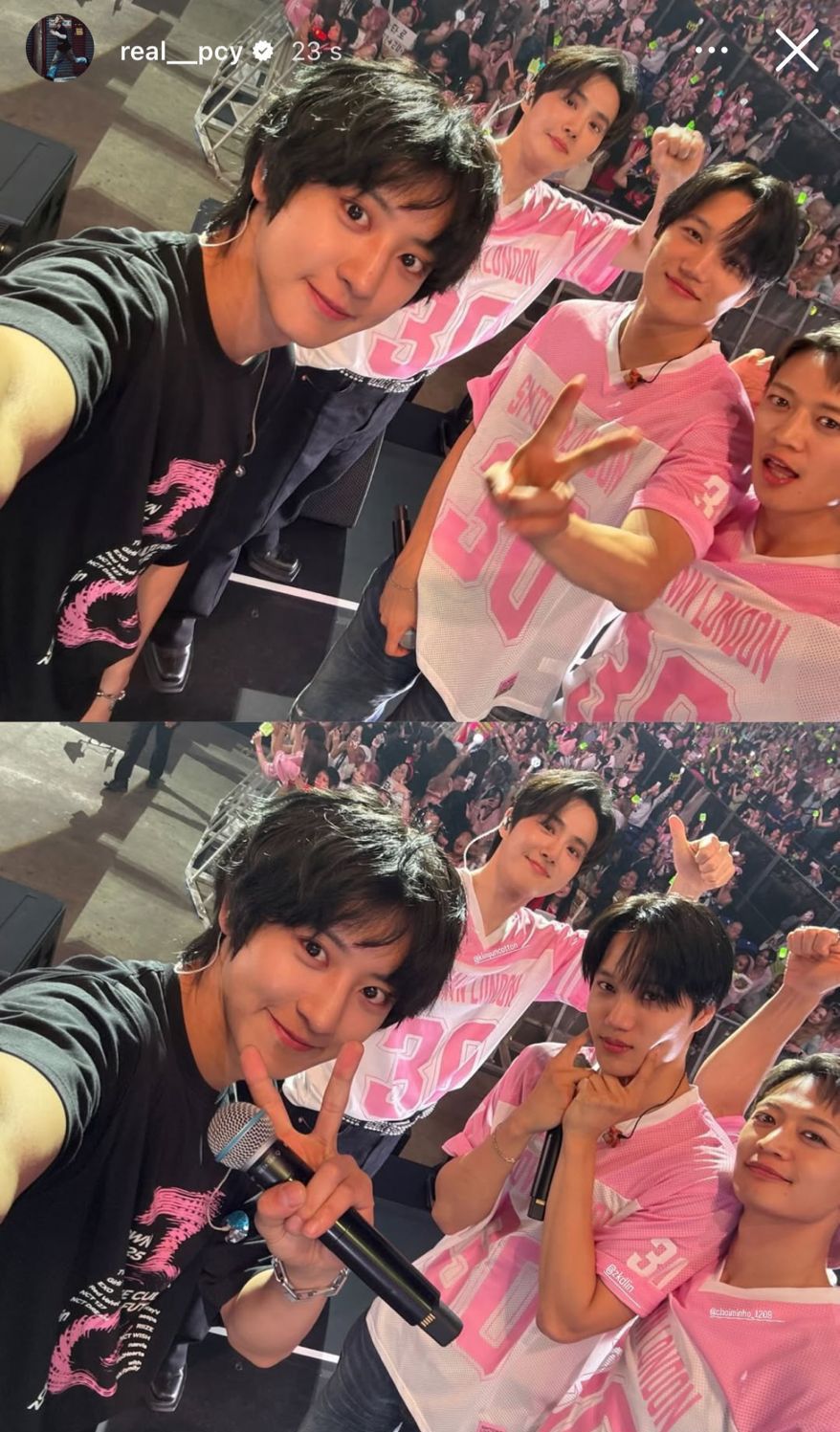 Behind-the-scenes cut of EXO