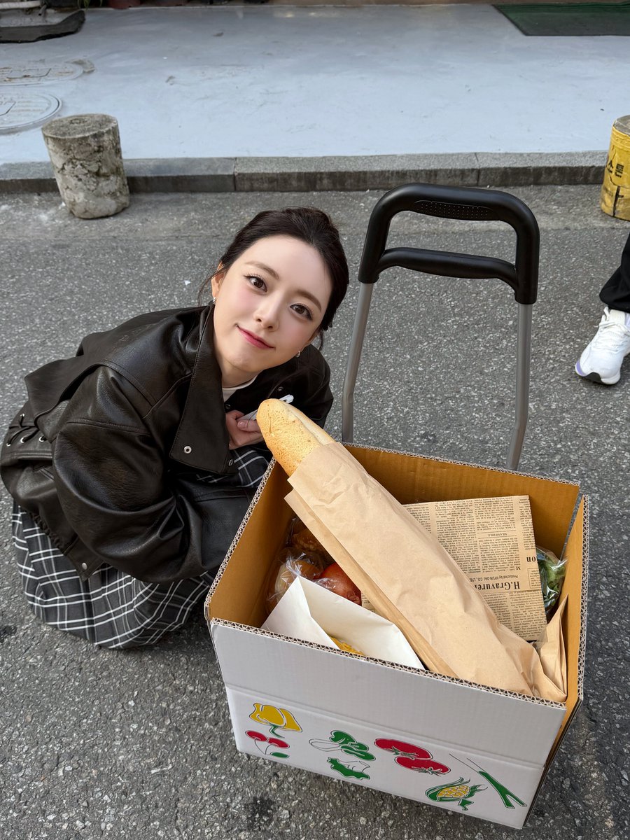 A moment captured by ITZY's fan