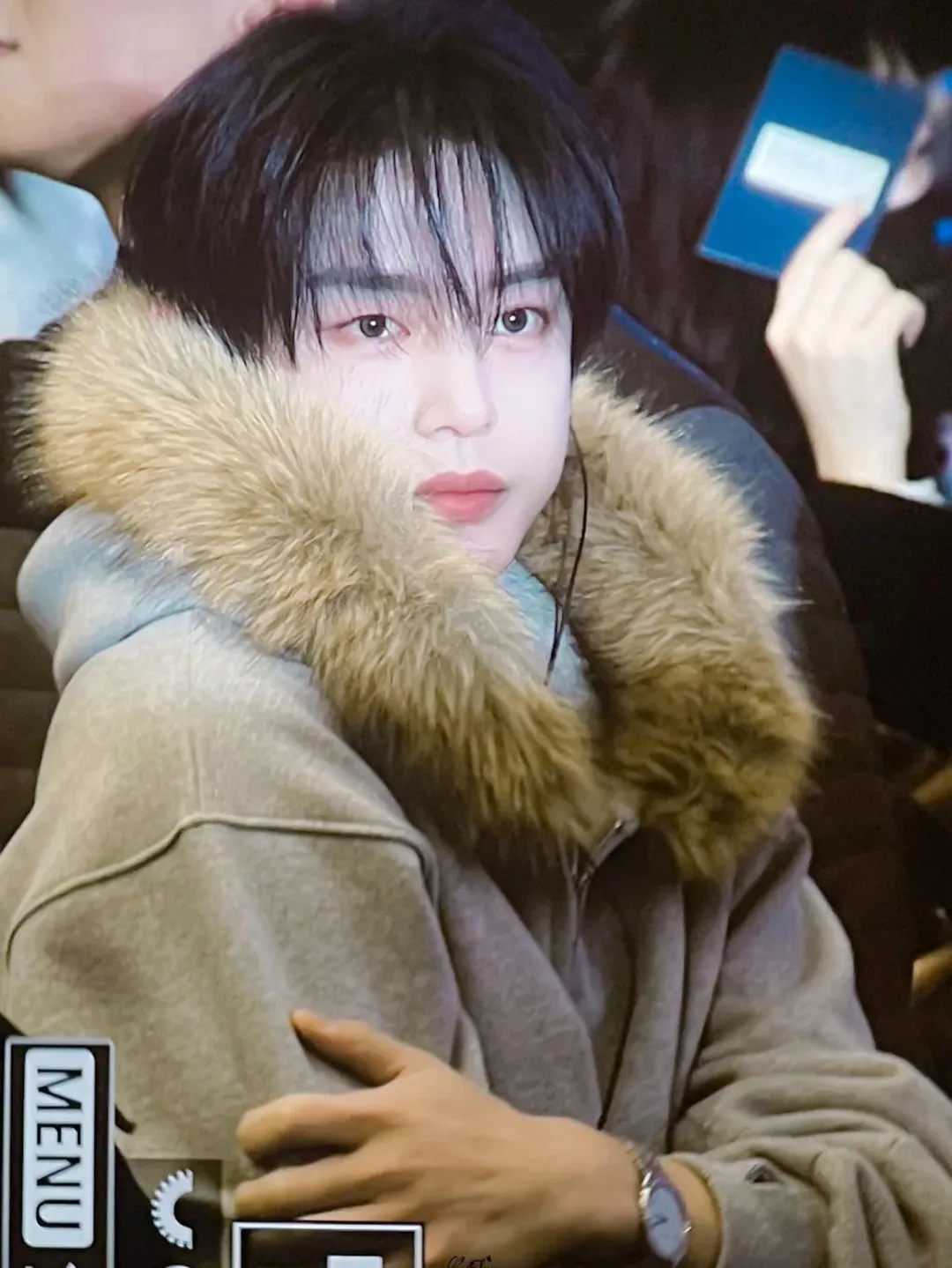 A moment captured by Kim Jiwoong (ZEROBASEONE)'s fan