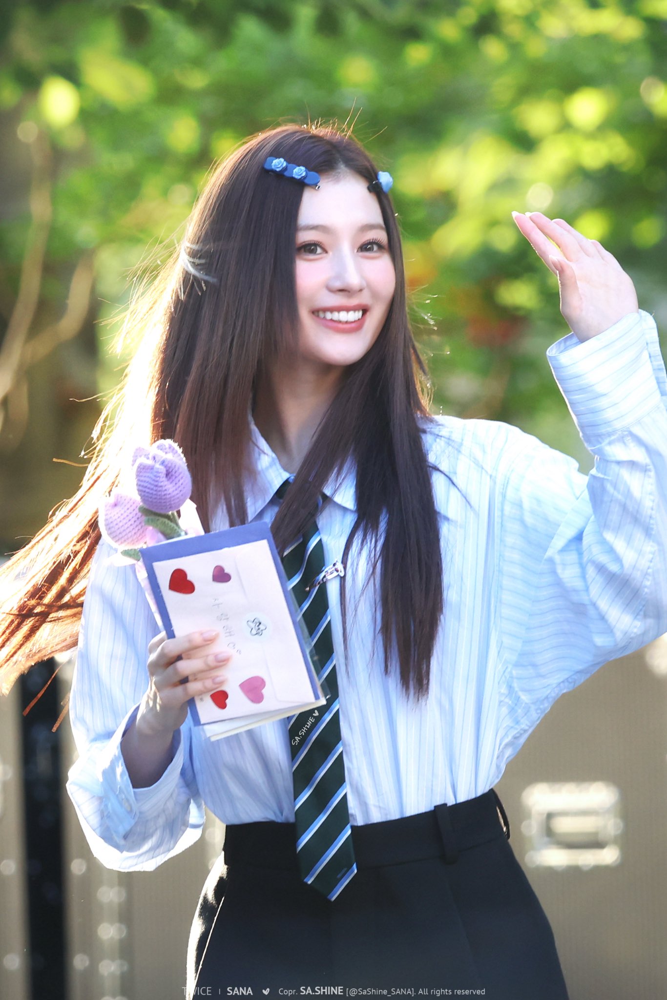 A moment captured by TWICE's fan