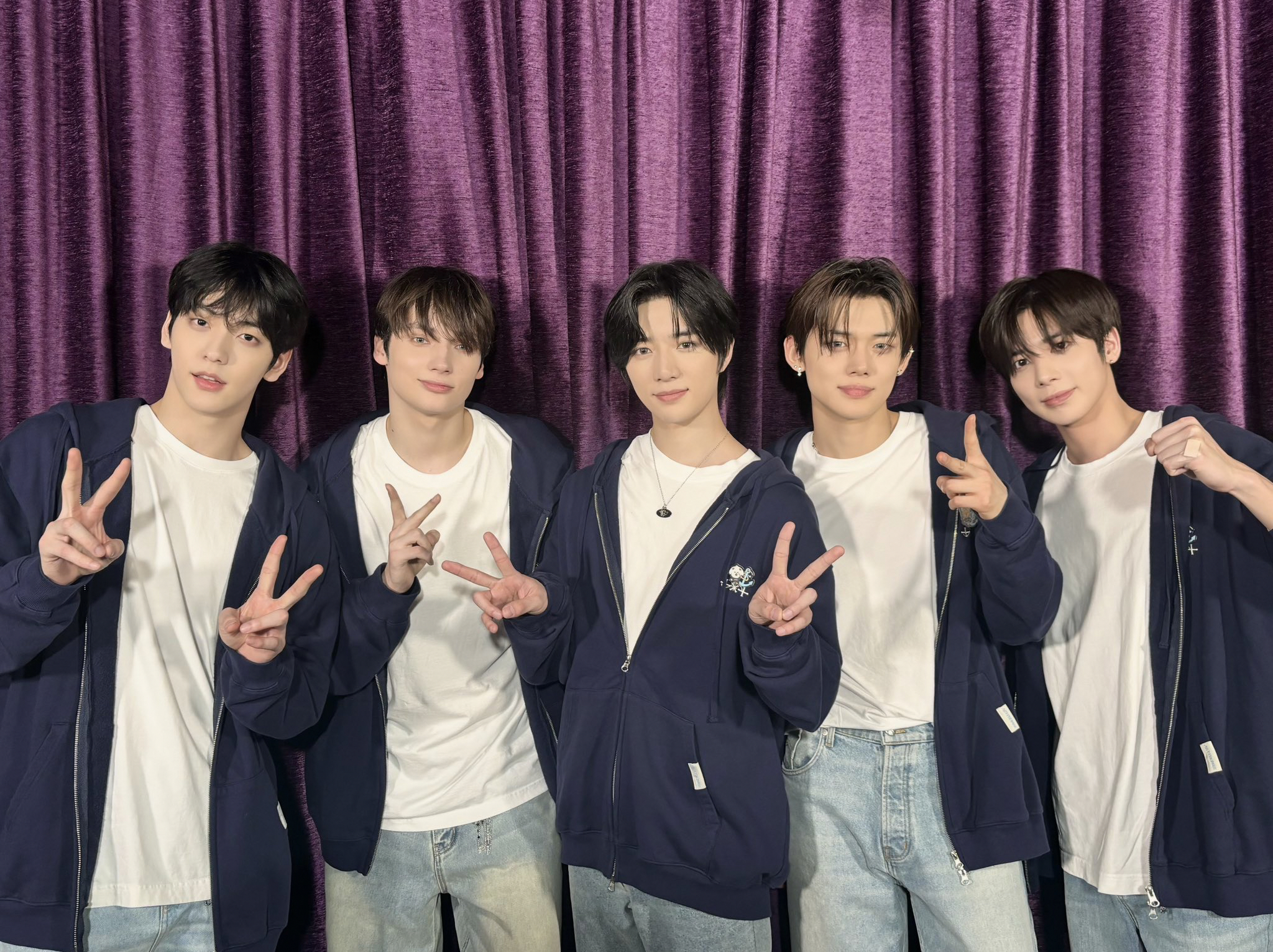 Recent activity shot of TOMORROW X TOGETHER