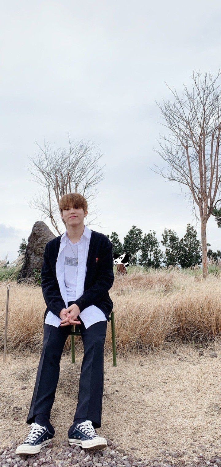 A heartfelt wallpaper shared by Park Jeongwoo (TREASURE)'s fans