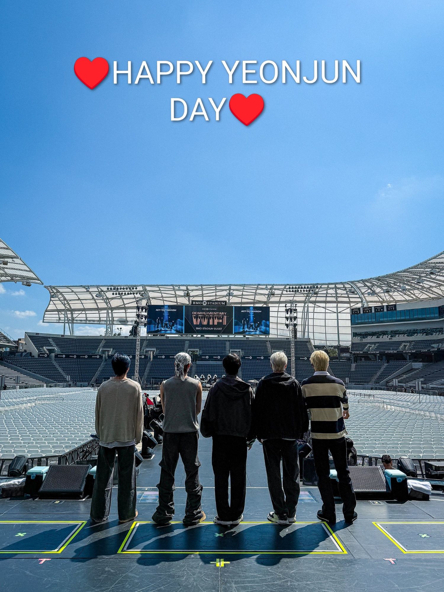 A moment captured by TOMORROW X TOGETHER's fan